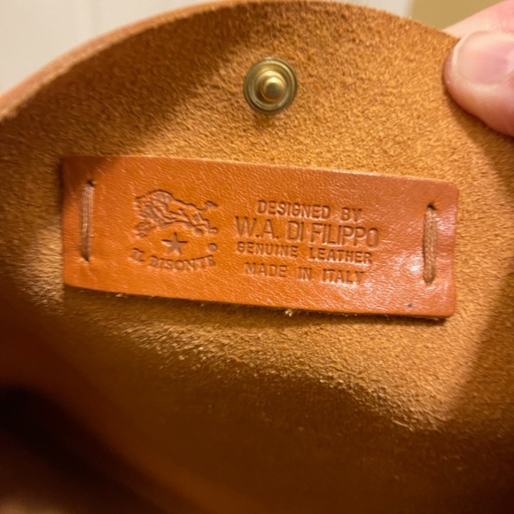 HOST PICK!! Il Bisonte Vachetta Leather VINTAGE Shoulder Bag Made in Italy NWT - Picture 2 of 12